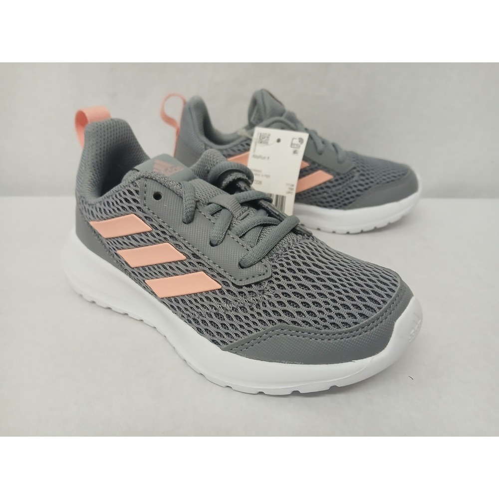 Adidas Toddler AltaRun K Athletic Shoes G27228 Gray Orange Sz 12